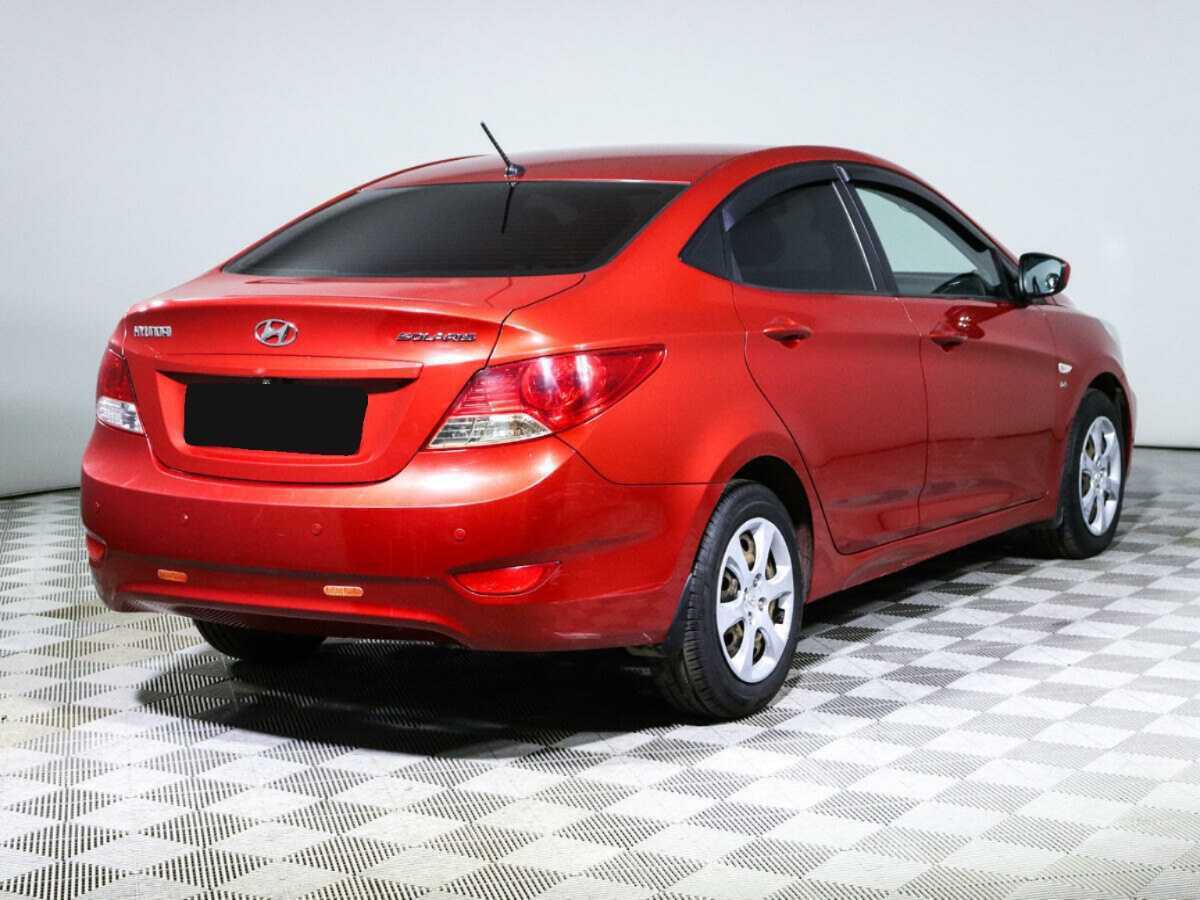 Hyundai Solaris, 2013 - фото №4