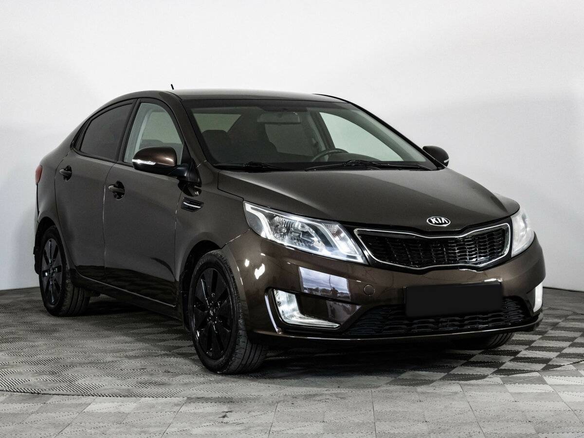 Kia Rio 6-speed, 2014 - фото №3