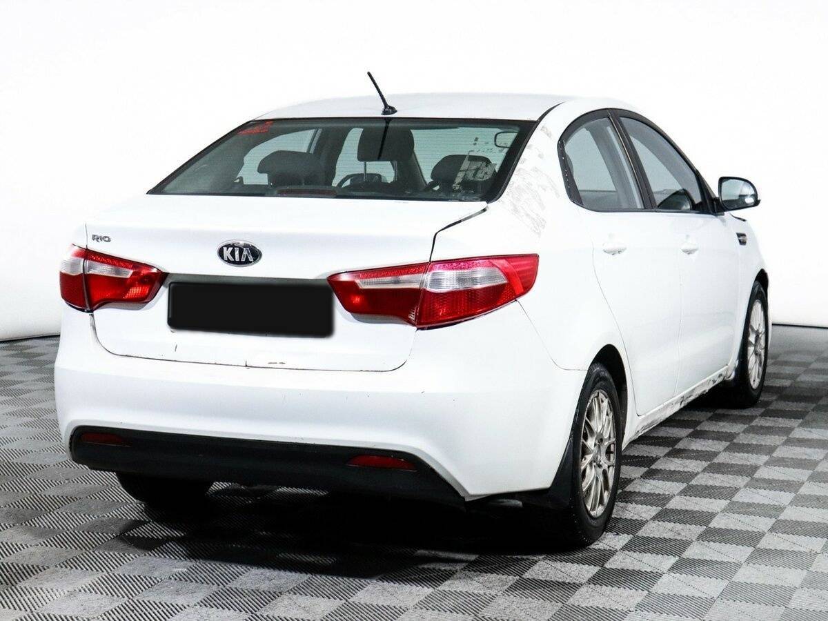Kia Rio 4-speed, 2013 - фото №4