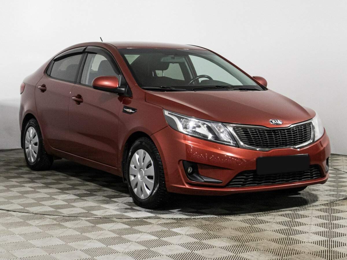 Kia Rio 6-speed, 2014 - фото №3